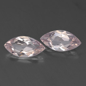 Gemas de morganita rosa natural de  ct, marquesa, VVS