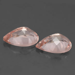 Gemas de Morganita Rosado claro natural de  ct, En forma de pera, SI