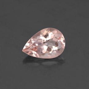 Morganita rosa natural de 1,80 ct, en forma de pera, VS-SI