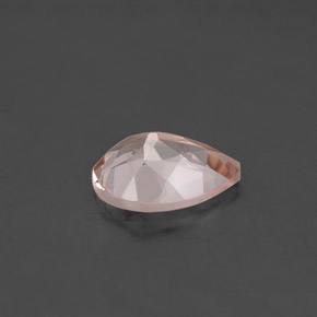 Morganita rosa natural de 1,63 ct, en forma de pera, VVS-VS
