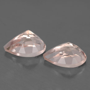 Gemas de morganita rosa natural de  ct, en forma de pera, VVS-VS