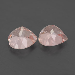 Gemas de morganita rosa natural de  ct, forma de corazón, VS