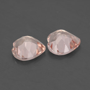 Gemas de morganita rosa natural de  ct, forma de corazón, VS