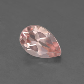 Morganita rosa natural de 1,21 ct, en forma de pera, VVS