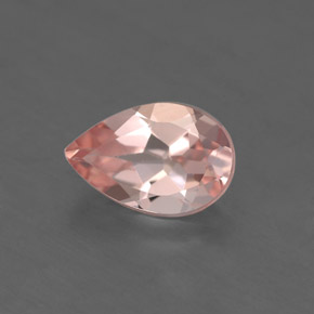 Morganita rosa natural de 1,21 ct, en forma de pera, VVS