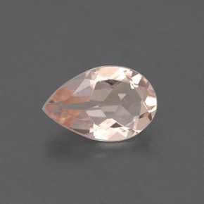 Morganita rosa natural de 1,15 ct, en forma de pera, VS-SI