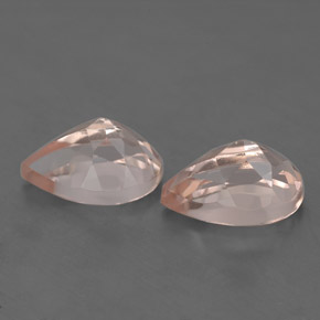 Gemas de morganita rosa natural de  ct, en forma de pera, VS