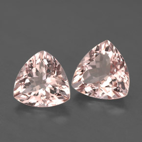 Gemas de morganita rosa natural de  ct, trillón, VS