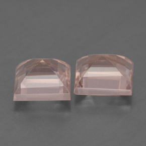 Gemas de morganita rosa natural de  ct, cuadrado, VS