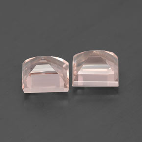 Gemas de morganita rosa natural de  ct, cuadrado, VS