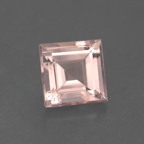Morganita Rosado claro natural de 1.84 ct, Cuadrado, VS