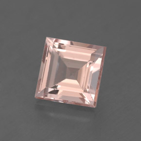 Morganita Rosado claro natural de 1.84 ct, Cuadrado, VS