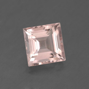 Morganita rosa natural de 1,83 ct, cuadrado, VS