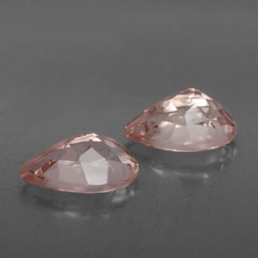 Gemas de morganita rosa natural de  ct, en forma de pera, VVS-VS