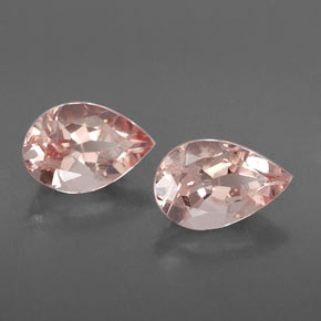 Gemas de morganita rosa natural de  ct, en forma de pera, VS-SI
