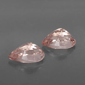 Gemas de morganita rosa natural de  ct, en forma de pera, VS-SI