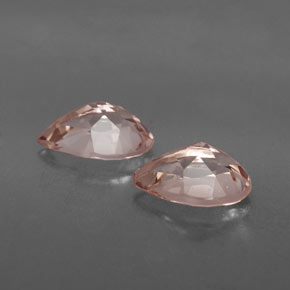 Gemas de Morganita Rosado claro natural de  ct, En forma de pera, VVS-VS