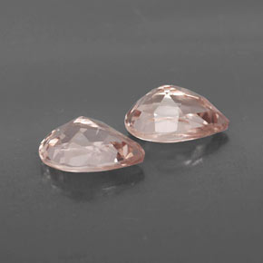 Gemas de morganita rosa natural de  ct, en forma de pera, VS
