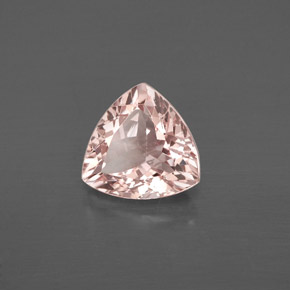 Morganita rosa natural de 1,44 ct, trillón, VVS-VS