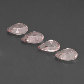 Gemas de morganita rosa natural de  ct, en forma de pera, VVS-VS