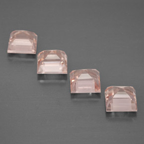 Gemas de morganita rosa natural de  ct, cuadrado, VS