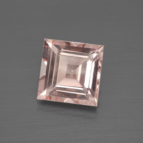 Morganita Rosado claro natural de 1.57 ct, Cuadrado, VS