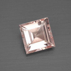 Morganita Rosado claro natural de 1.57 ct, Cuadrado, VS