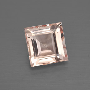 Morganita rosa natural de 2,17 ct, cuadrado, VS