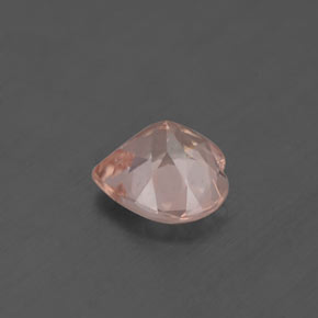 Morganita rosa natural de 1,07 ct, forma de corazón, VS