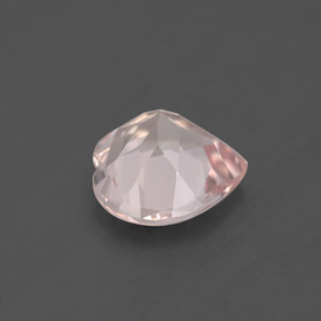 Morganita rosa natural de 1,45 ct, forma de corazón, VVS-VS