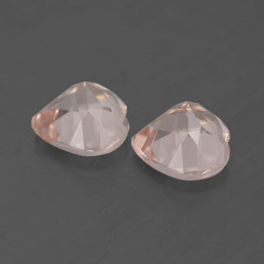 Gemas de morganita rosa natural de  ct, forma de corazón, VVS-VS