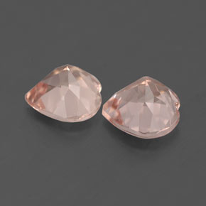 Gemas de morganita rosa natural de  ct, forma de corazón, VVS-VS