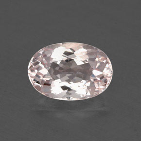 Morganita rosa natural de 1,29 ct, corte óvalo, VS