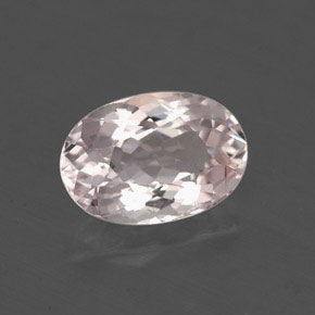Morganita rosa natural de 1,29 ct, corte óvalo, VS