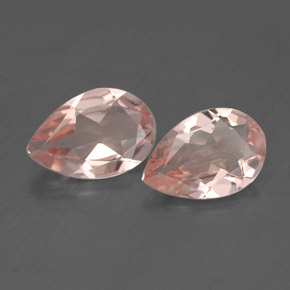 Gemas de morganita rosa natural de  ct, en forma de pera, VVS-VS
