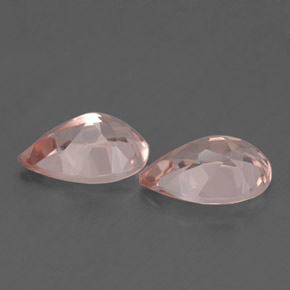 Gemas de morganita rosa natural de  ct, en forma de pera, VS