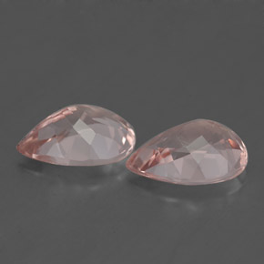 Gemas de morganita rosa natural de  ct, en forma de pera, VS