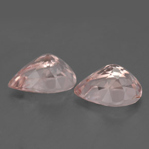 Gemas de morganita rosa natural de  ct, en forma de pera, VS