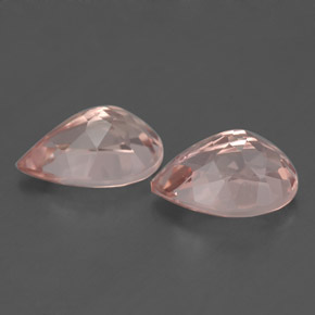 Gemas de morganita rosa natural de  ct, en forma de pera, VS