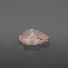 Morganita rosa natural de 1,77 ct, en forma de pera, VS-SI
