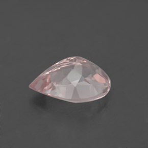 Morganita rosa natural de 1,86 ct, en forma de pera, VS