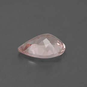 Morganita rosa natural de 1,54 ct, en forma de pera, VS