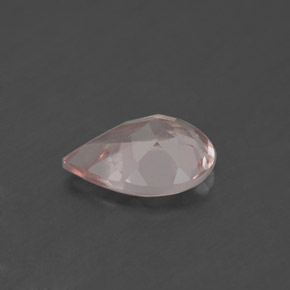 Morganita rosa natural de 1,58 ct, en forma de pera, VS