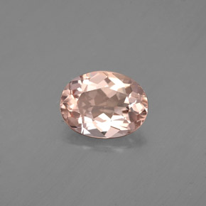 Morganita rosa natural de 1,15 ct, corte óvalo, VVS