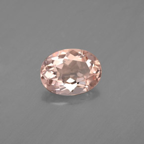 Morganita rosa natural de 1,15 ct, corte óvalo, VVS