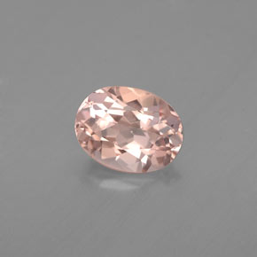 Morganita rosa natural de 1,23 ct, corte óvalo, VVS-VS