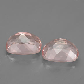Gemas de morganita rosa natural de  ct, corte cojín, VS