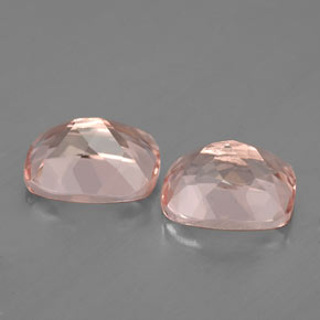 Gemas de Morganita Rosado claro natural de  ct, Corte Cojín, VVS-VS