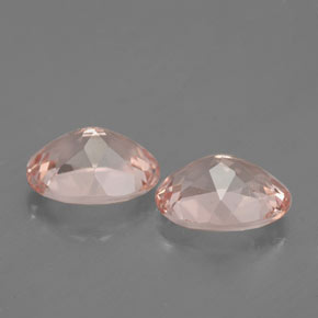 Gemas de morganita rosa natural de  ct, corte óvalo, VVS
