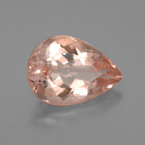 Morganita Rosado claro natural de 4.93 ct, En forma de pera, VS